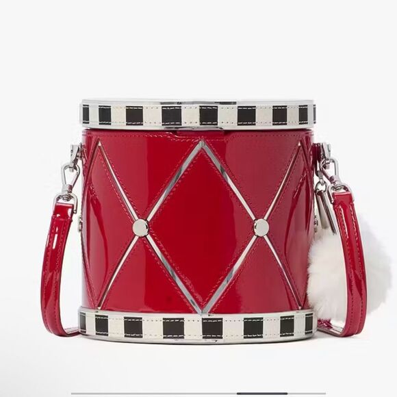 NWT Kate Spade Oh What Fun Toy Store 3D Drum Crossbody - Picture 5 of 7